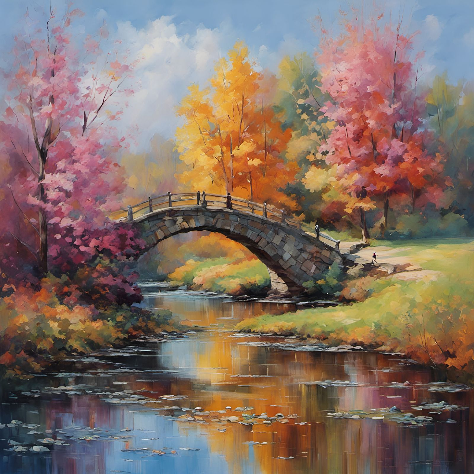 Impressionism, Footbridge