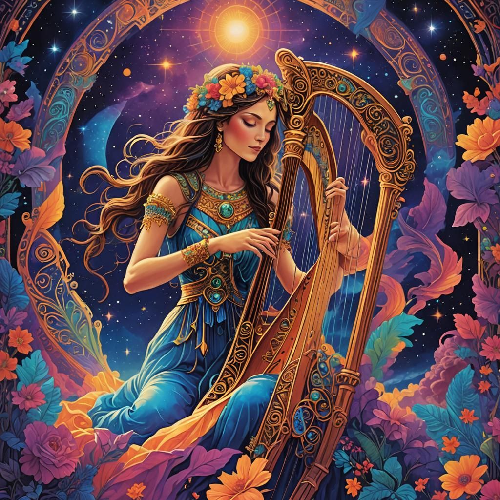 Ethereal Goddess of Cosmic Palace Serenade