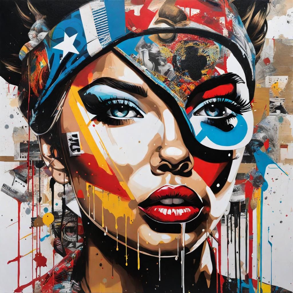 Maximalist Collage Art Inspired by Street Artists