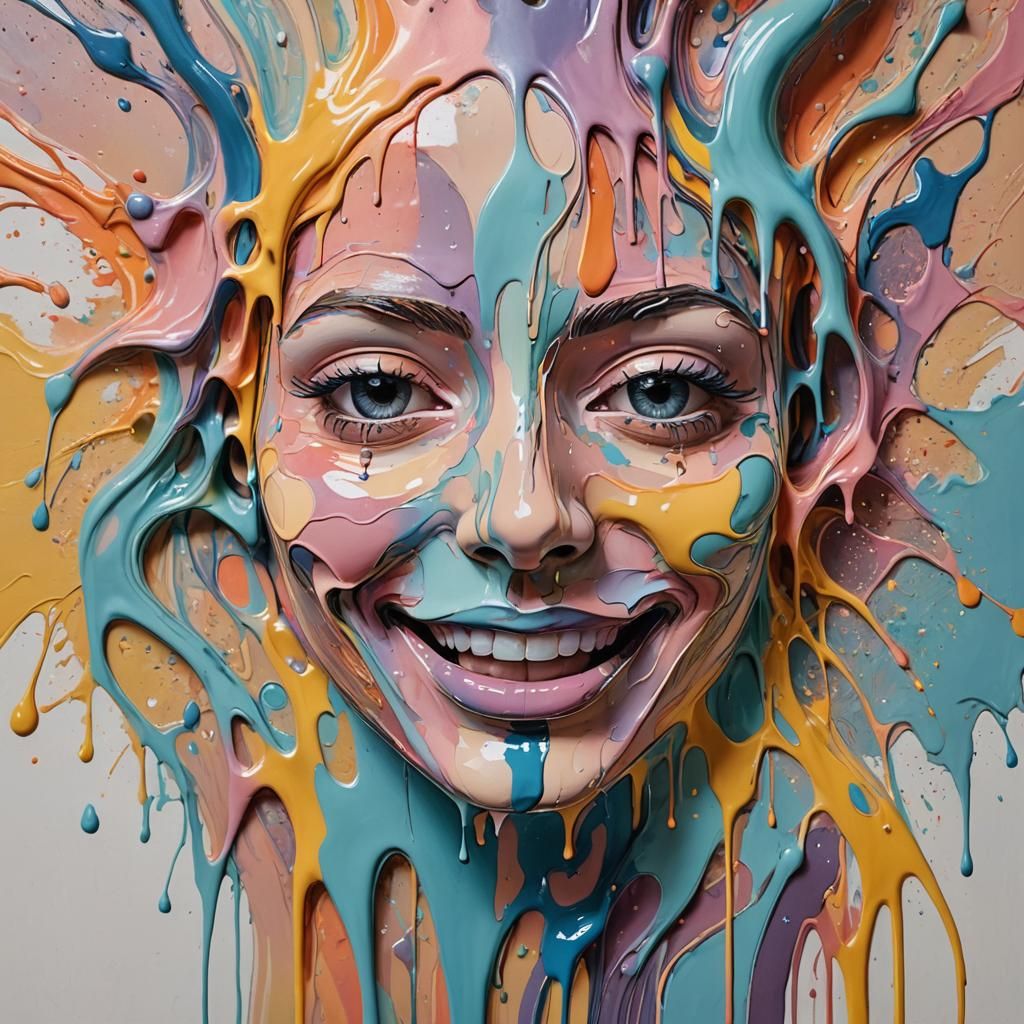 Pastels Paint Portrait