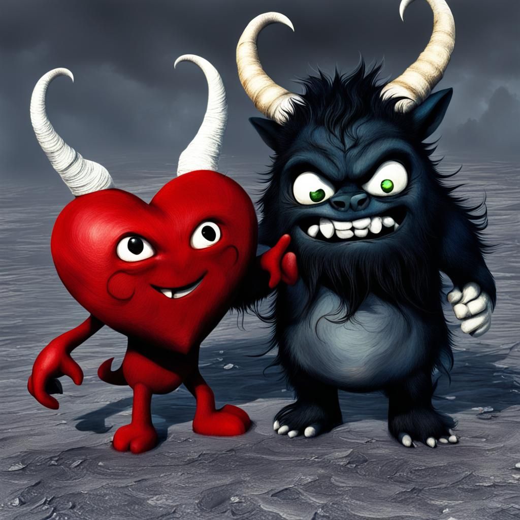 Chaotic Love: An Impish Heart's Romantic Chaos