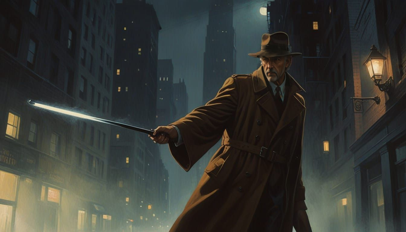 Gritty Noir City Unveils Hidden Dangers at Night