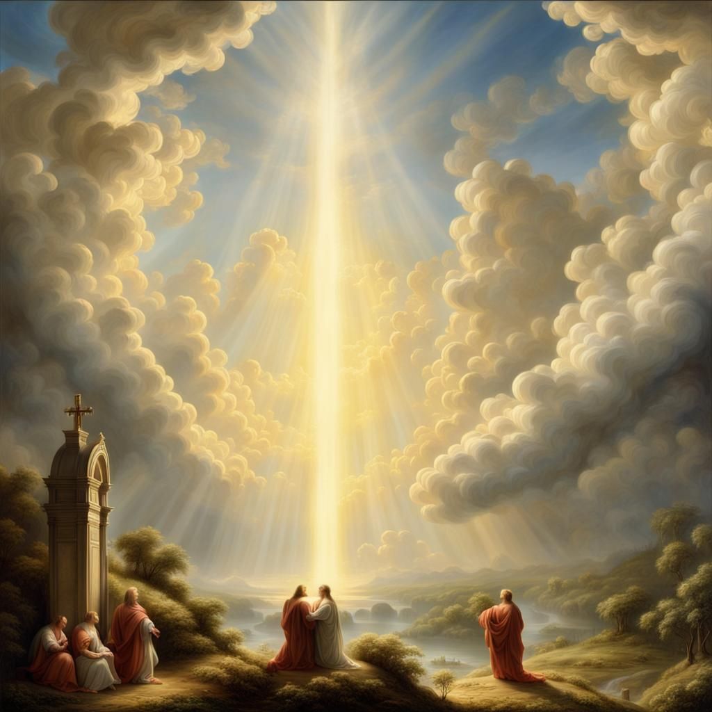 Jean Cauvin Bible: Divine Light Matte Painting