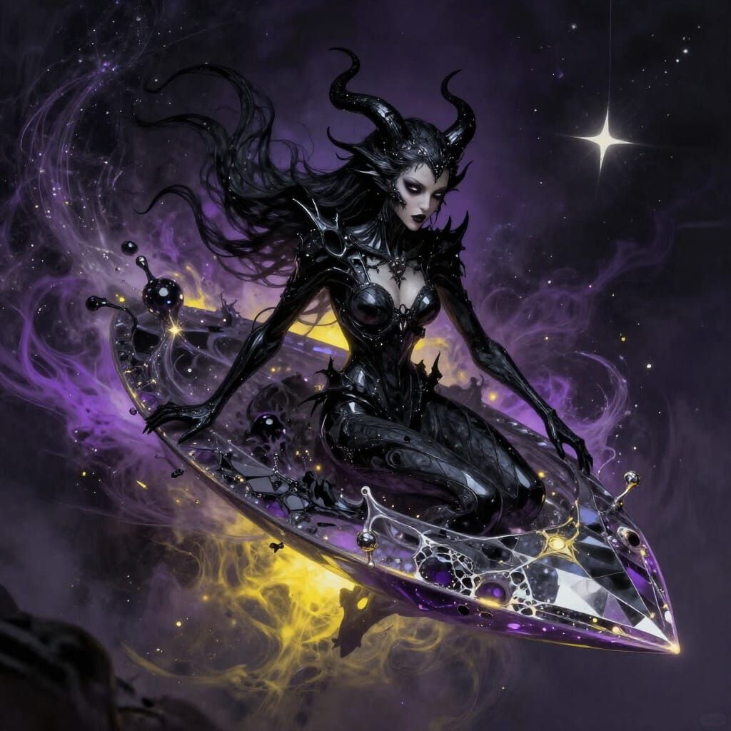 Mystical Black Nightmare Pocket Dimension Art