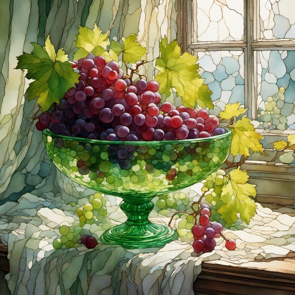 Still Life with Grapes