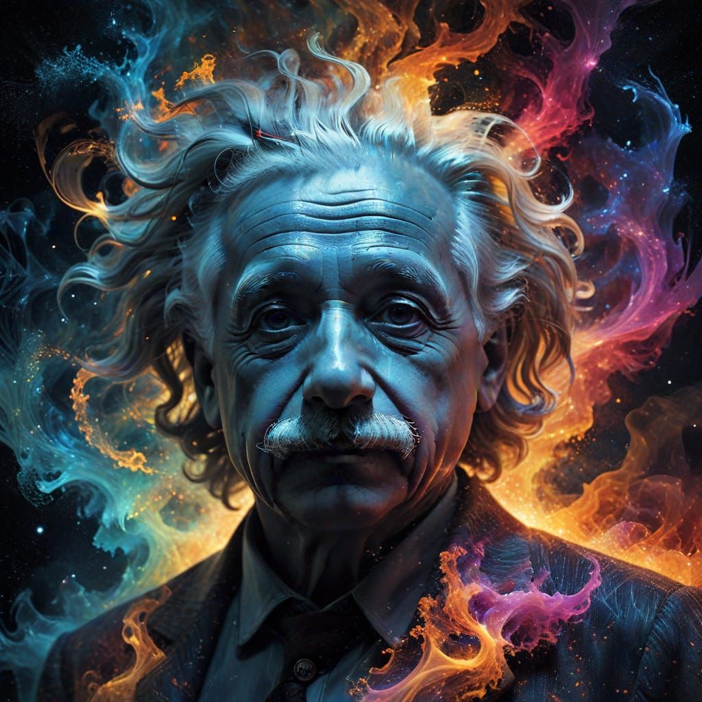 Einstein's Silhouette Filled with Radiant Astrophysical Plas...