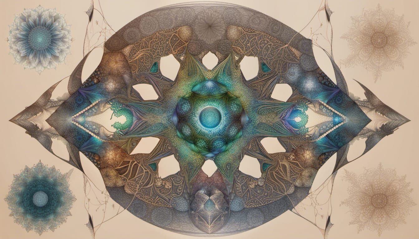 Lionsgate Portal with Fractal Geometry and Zodiac