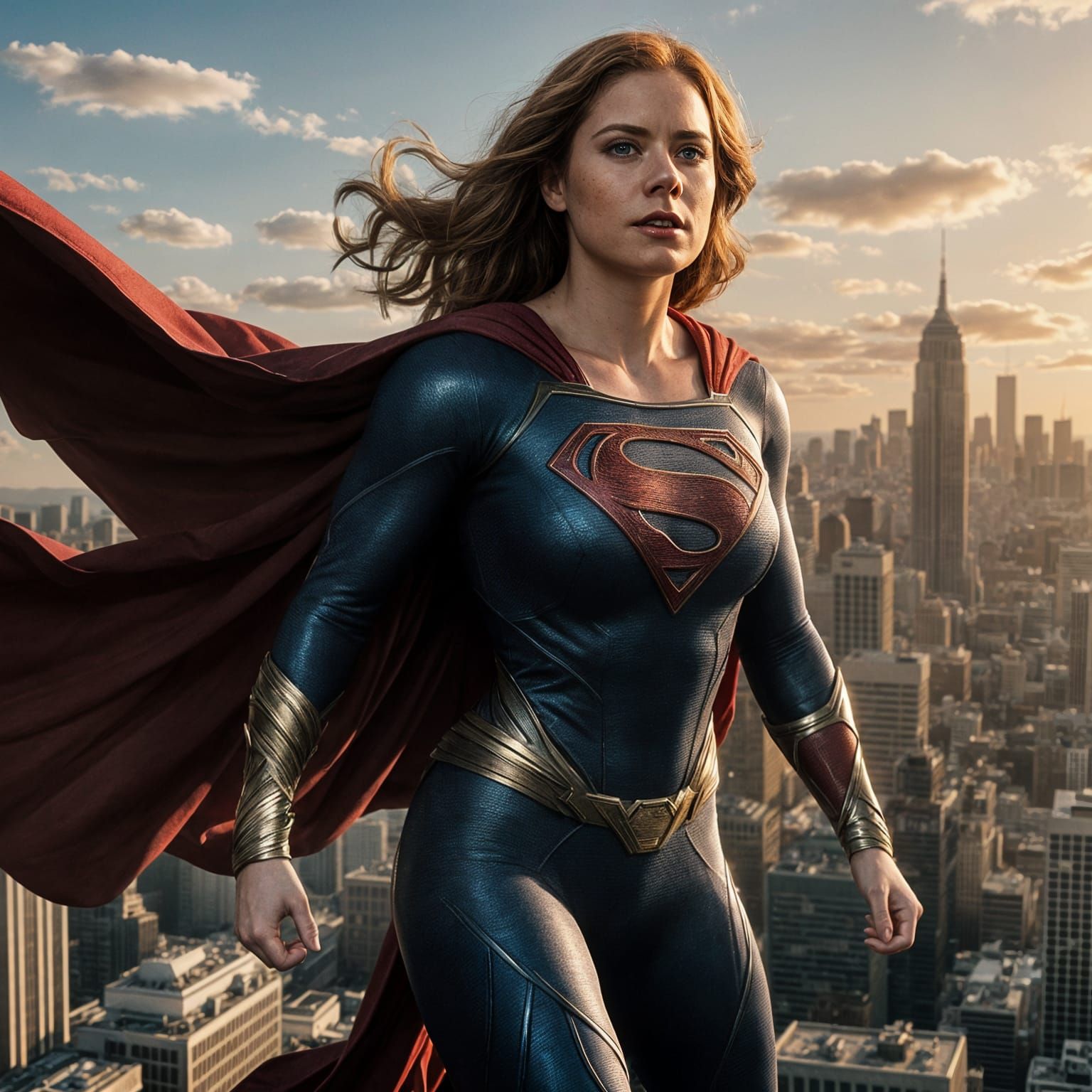 Amy Adams as Superwoman: Heroic Digital Art