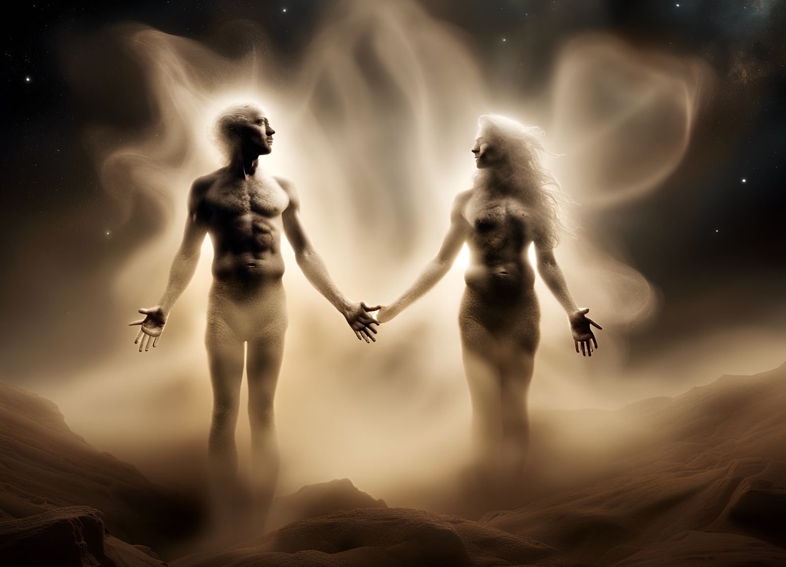 Cosmic Adam and Eve in Deep Space