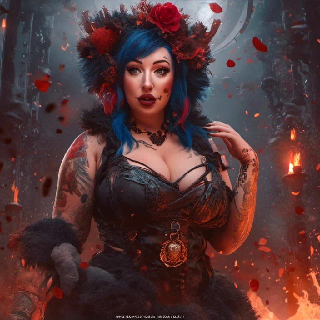 Viking Princess Portrait in Hyperdetailed Fantasy Style