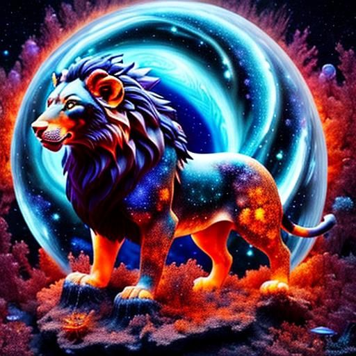 Lion Kaiju Rises from Astral Vortex