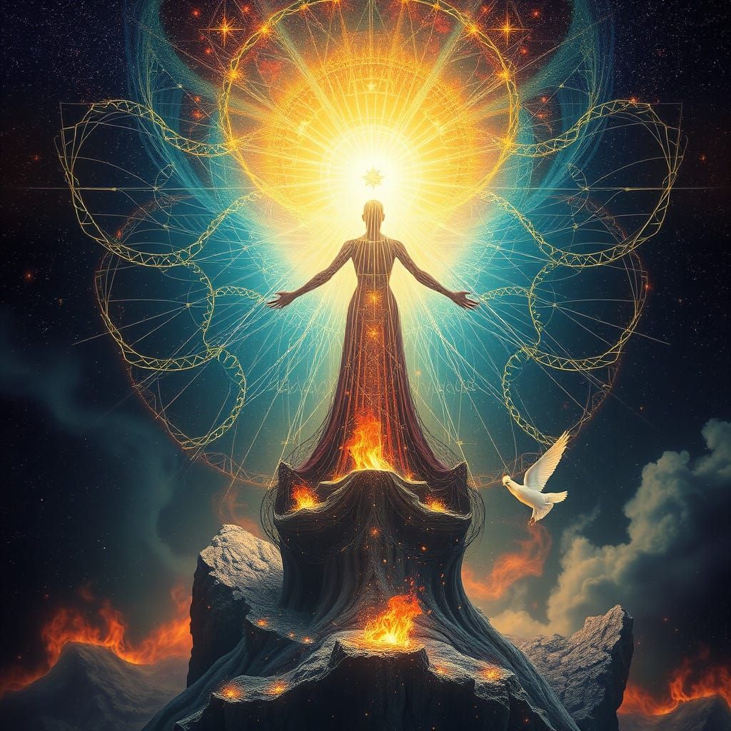 Eternal Scribe of Living Patterns in the Aurona-Verse