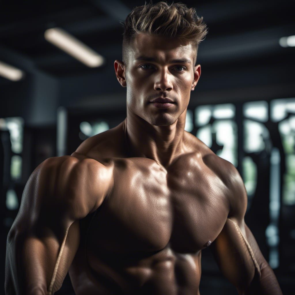 Hyperrealistic Photo of a Hot Teen Male Model