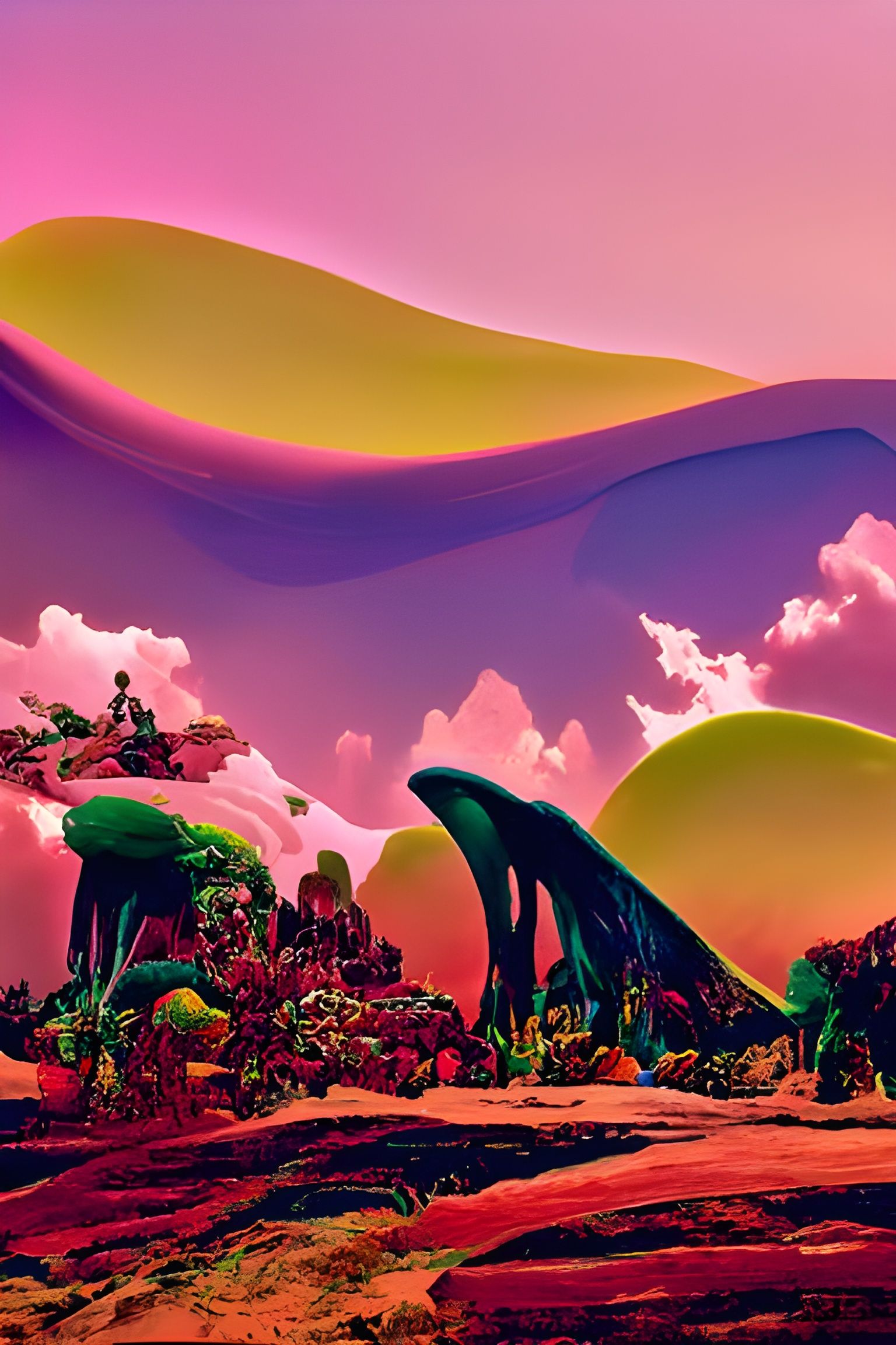Lush Planet in Roger Dean Style