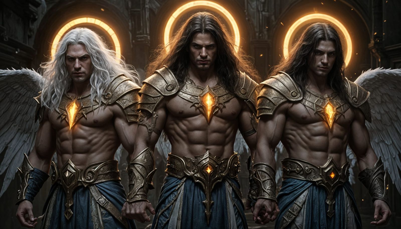 Epic Dark Fantasy Triplets: Archons of Light and Shadow