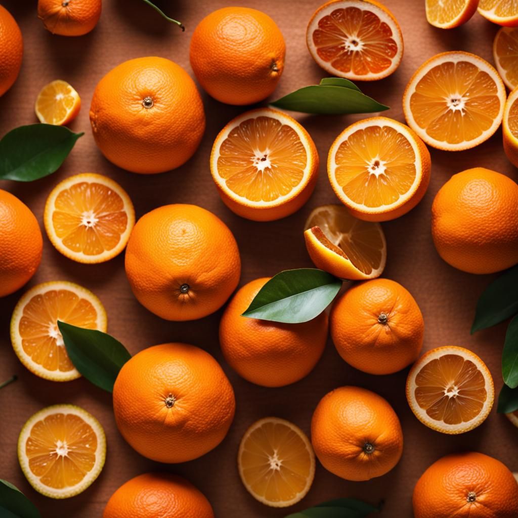 Orange with Decor: Professional Photography, Bokeh