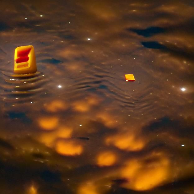 Cheez-It Ascending: A Surreal Night Scene