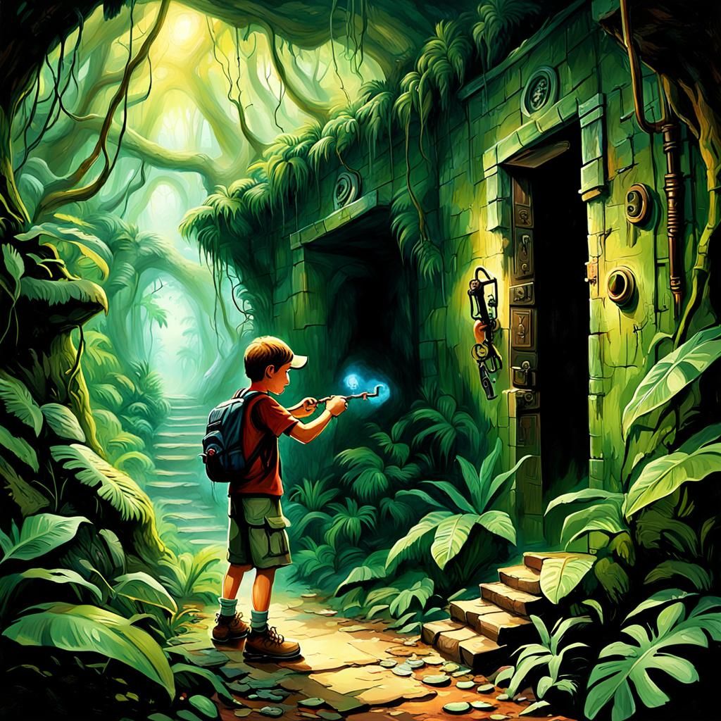 The key to the hidden treasure