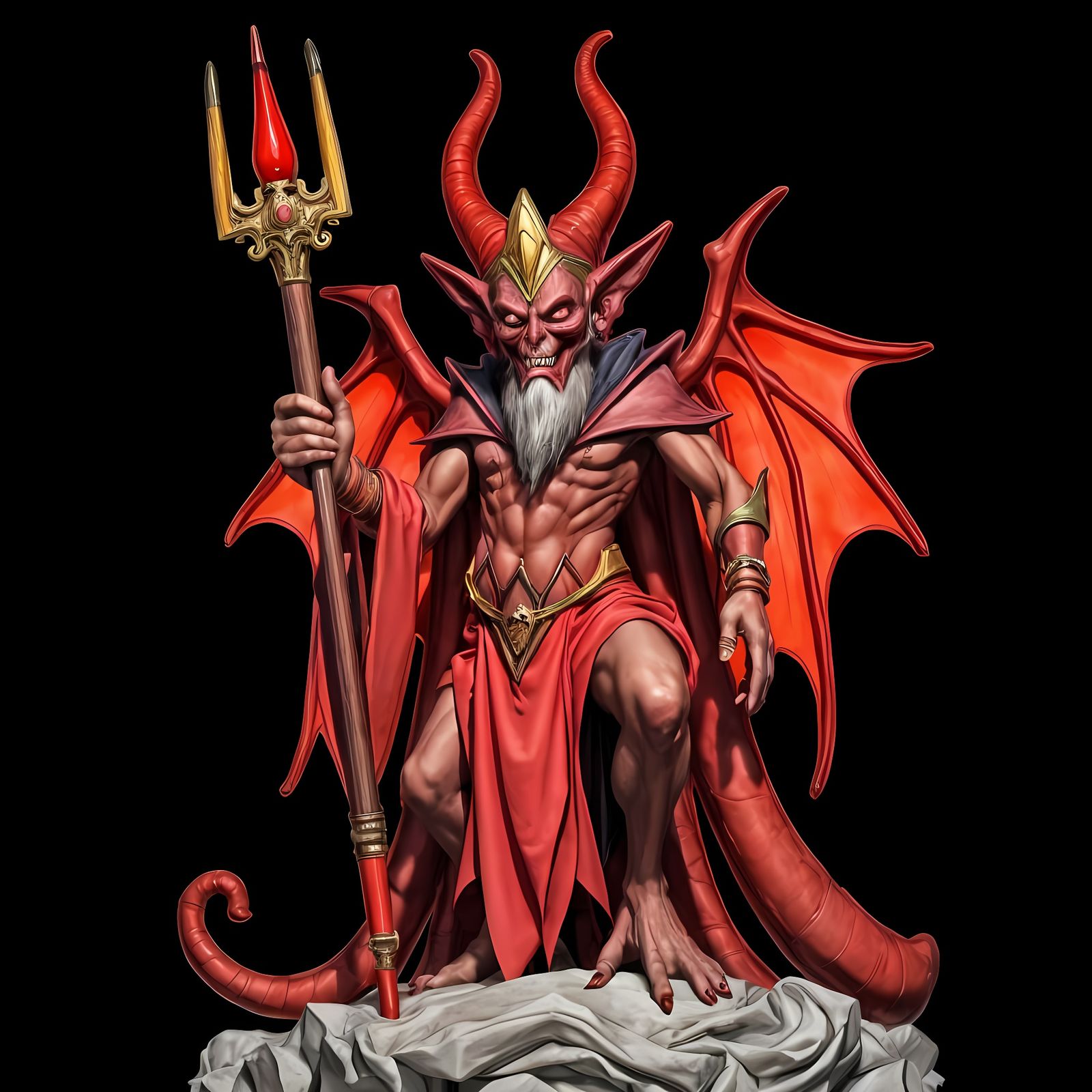 Stylized Mephisto AI Art