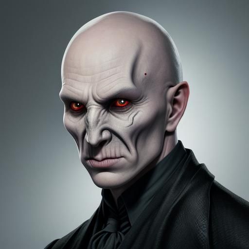 Lord Voldemort: A Realistic Dark Wizard Portrait