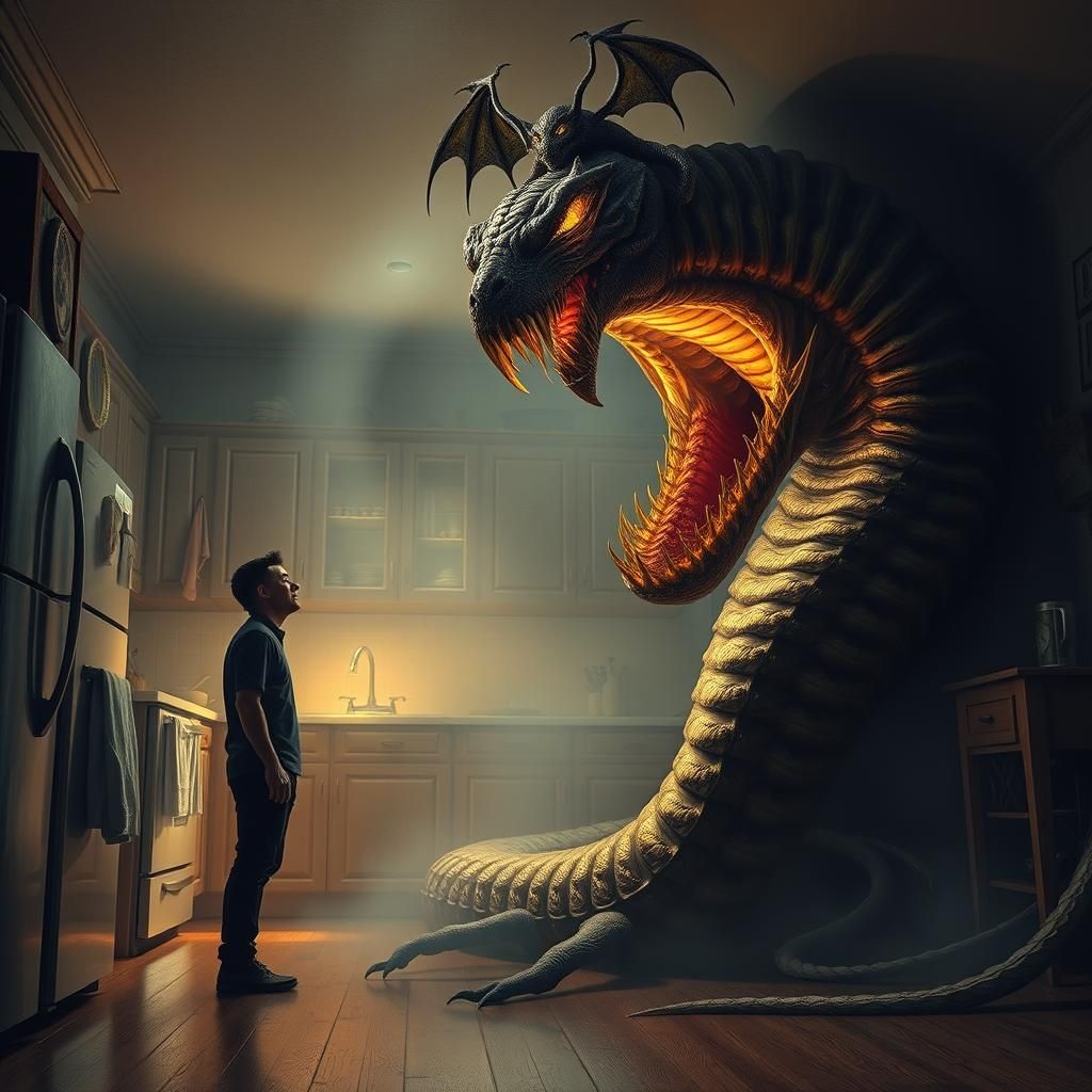 Eldritch Serpent Emerges in Kitchen Nightmare