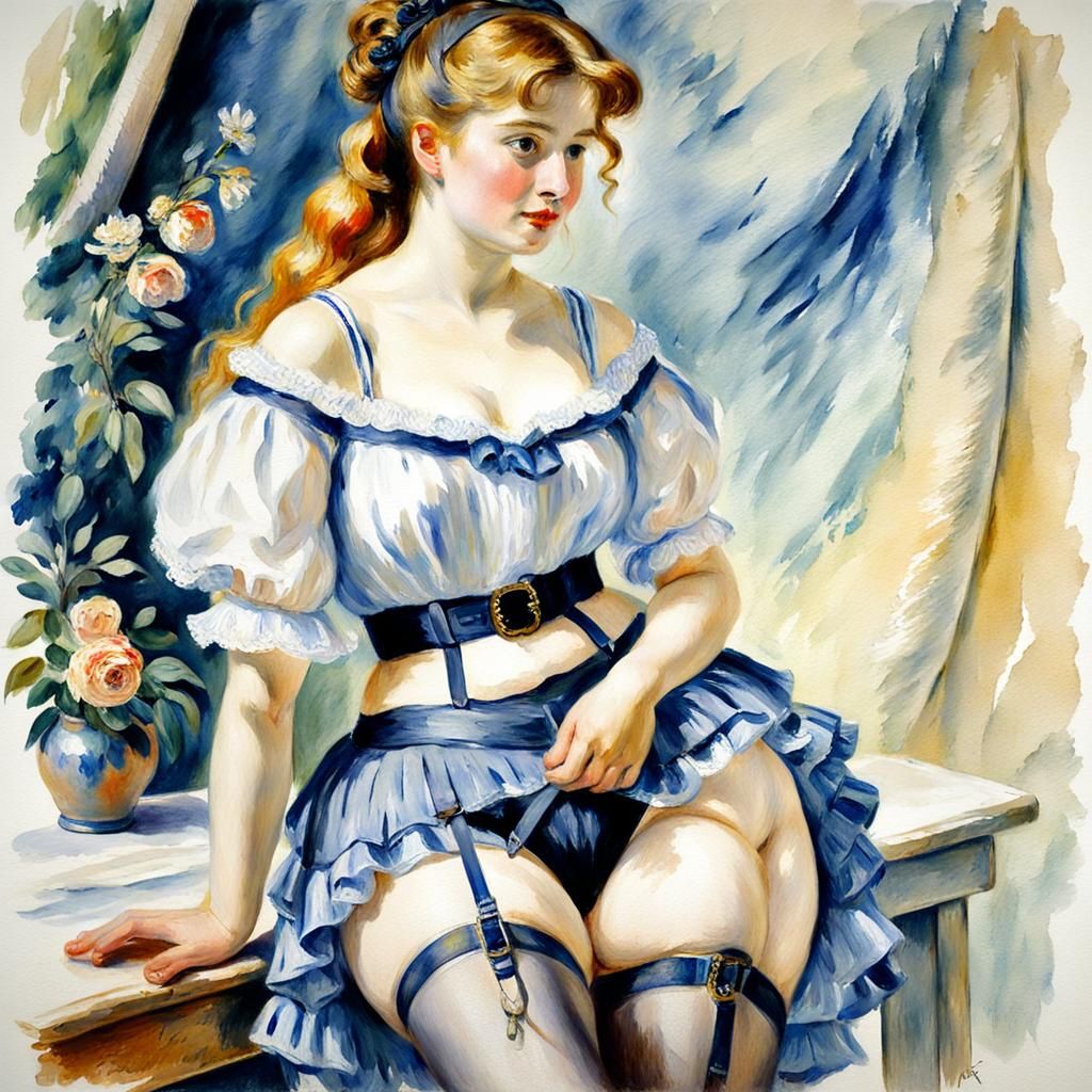 A Girl with a Garter Belt - Joanna P.