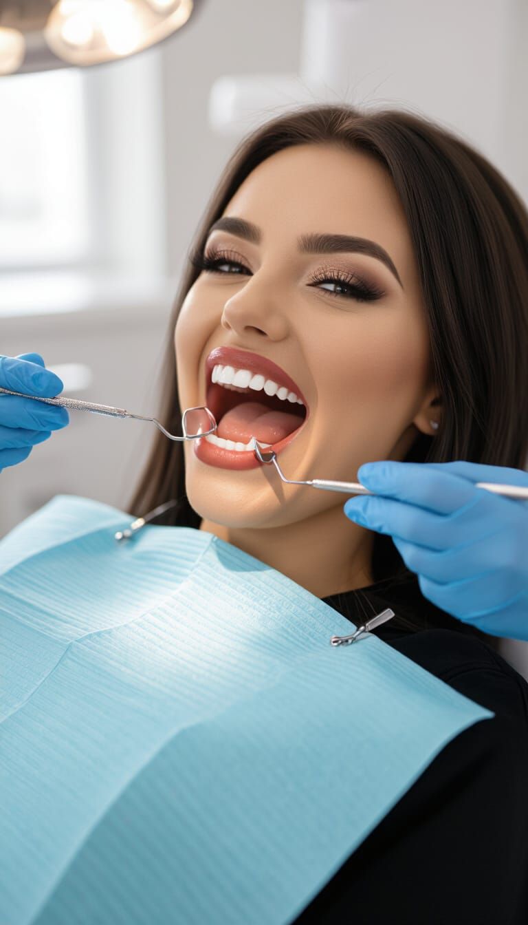 Vampire Tooth Extraction in Dental Suite: Professional Photo...