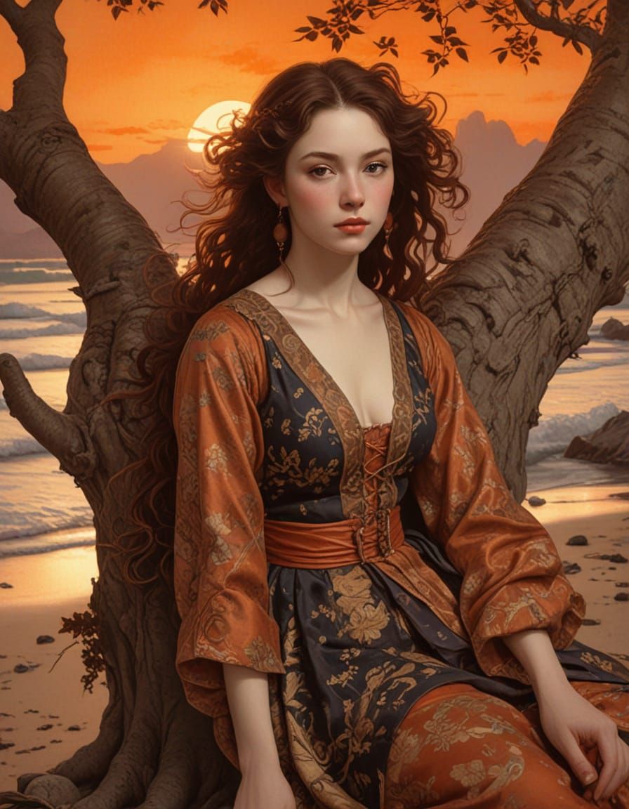 Bride by the Seaside