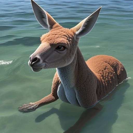 A "really muscly" kangaroo "tried to drown" a man in Austral...