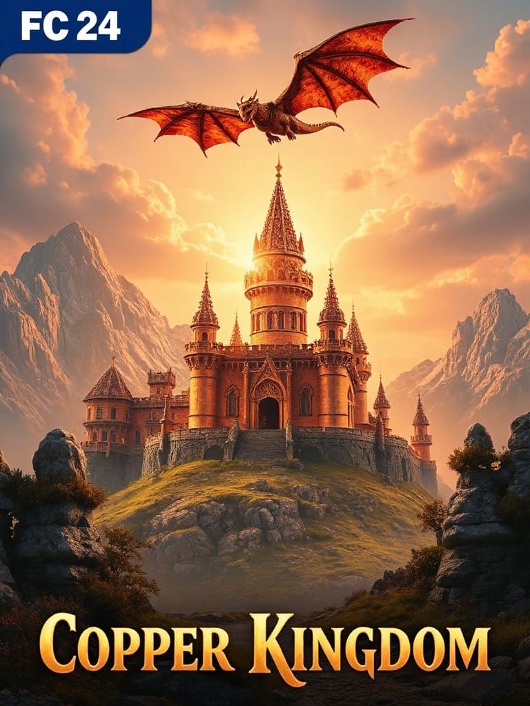 Copper Kingdom Game Cover with Iron Dragon