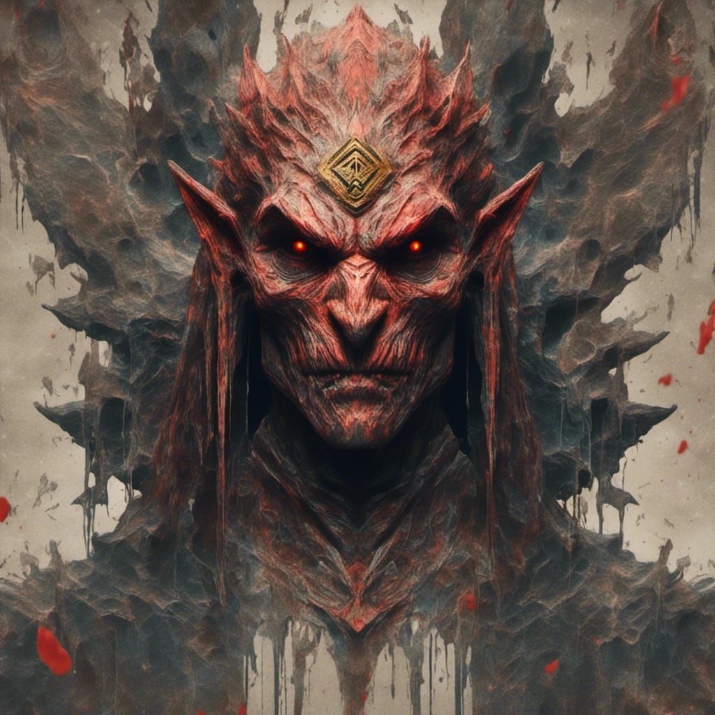 Ganondorf on His Throne: Power and Fury