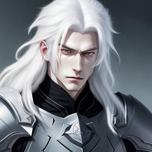 Vampire Paladin in Anime Style