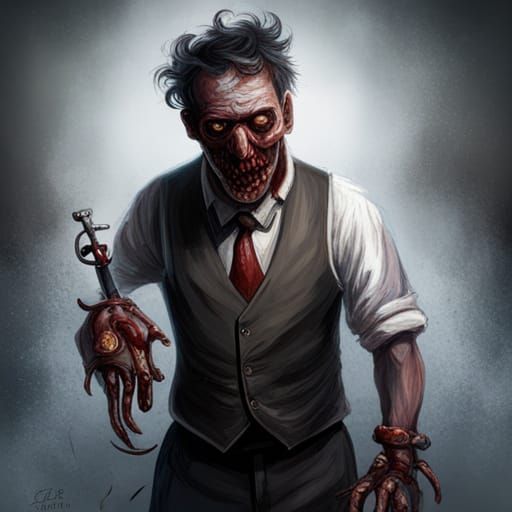 Clockwork Zombie in Sinister Style
