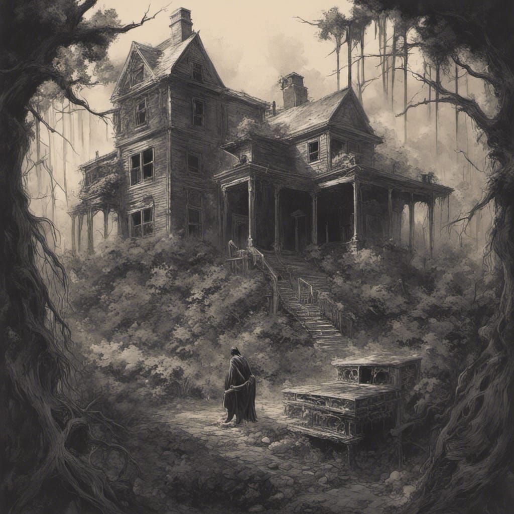 Sinister Dreamscape in Fantasy Art Style