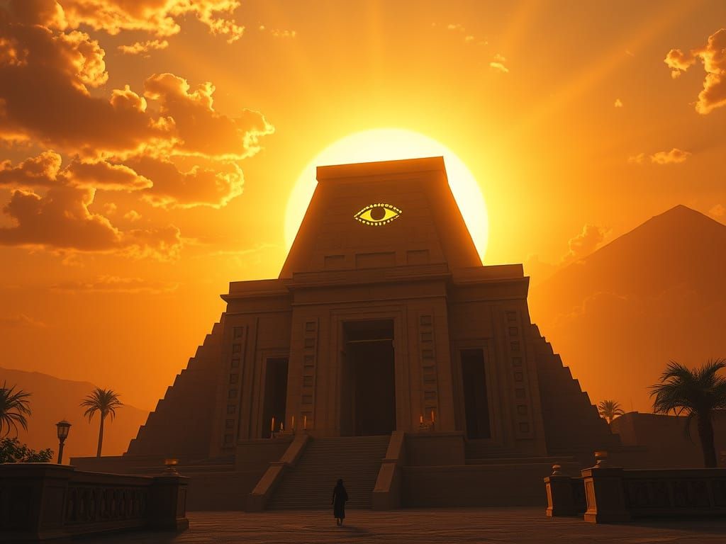 Egypt temple of Ra