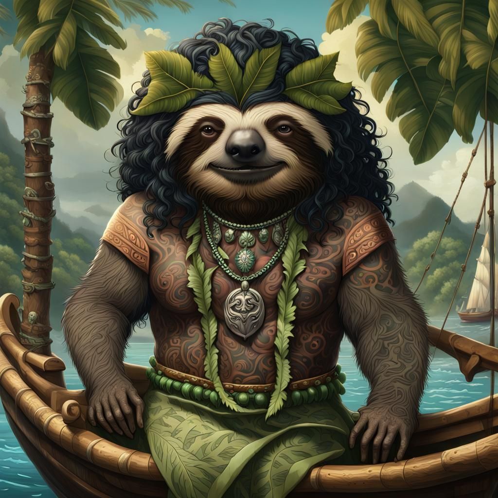 Maui the sloth