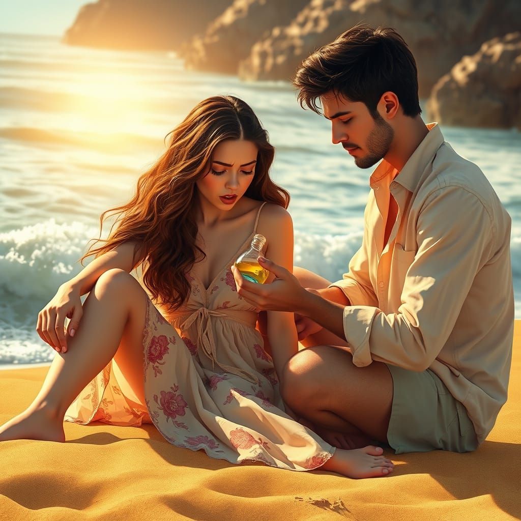 Tender Moment of Care and Love