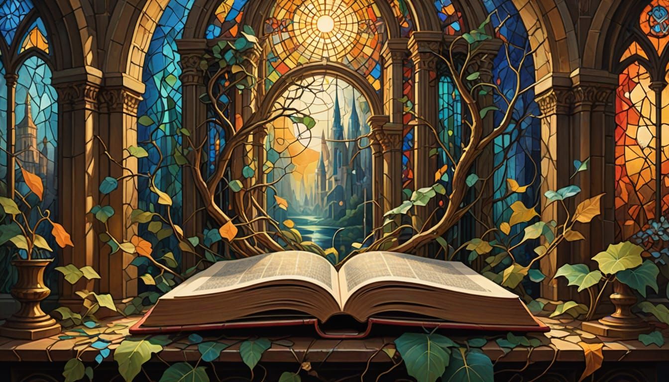 A magical library