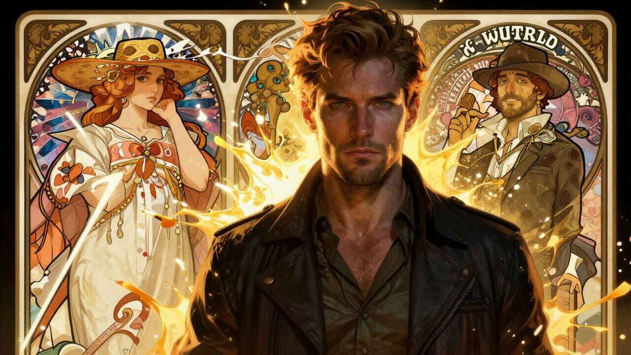 Concept Art Portrait with Dynamic Lighting and Intricate Det...