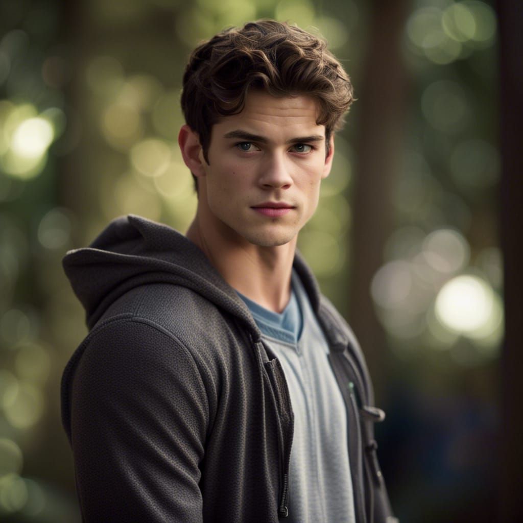 Professional Portrait of Eli Hale with Bokeh