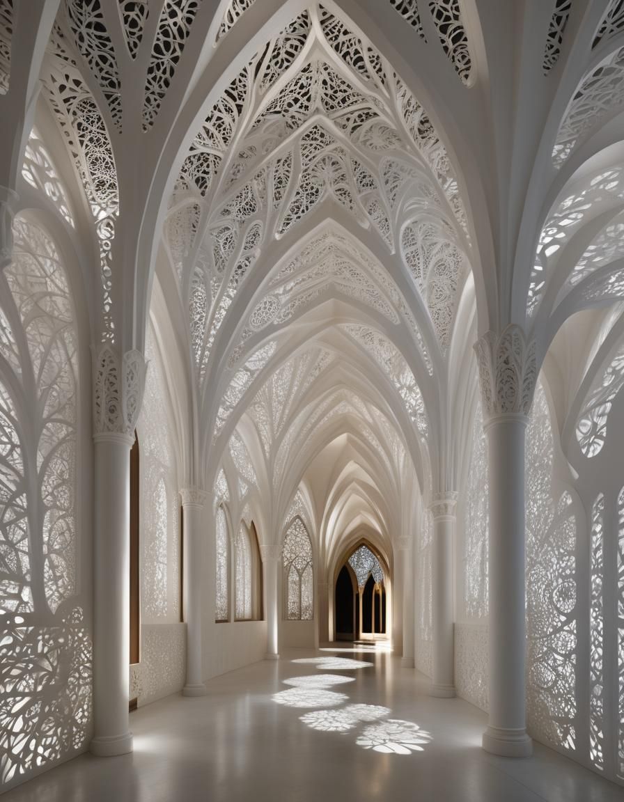 Lace Cathedral with Dynamic Lighting