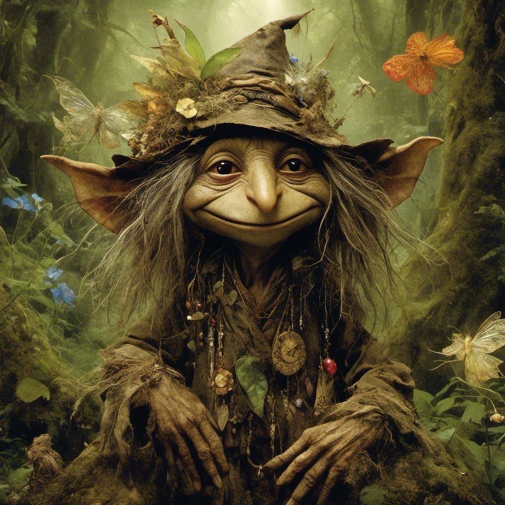 Punk Fairy in Vibrant Pop Style