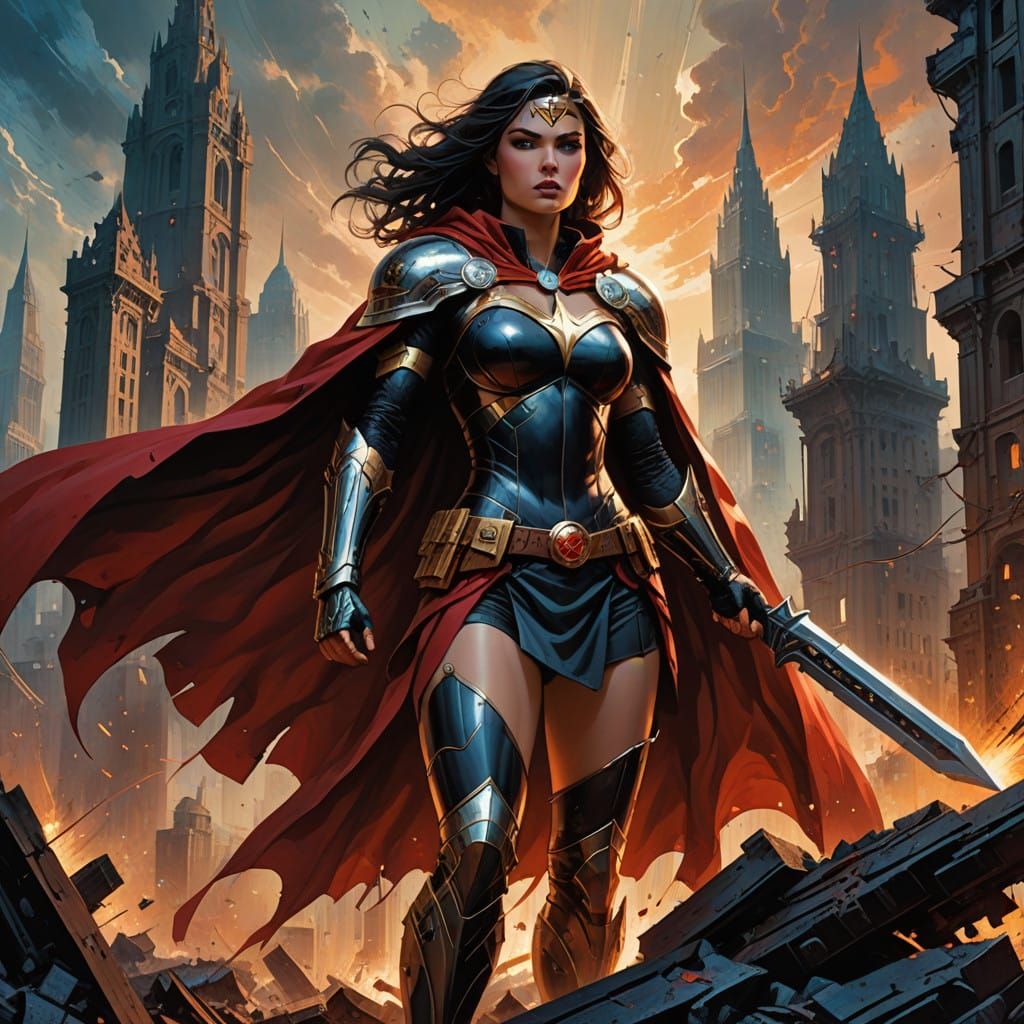 Style of Jack Kirby, Adam Hughes, Raymond Swanland