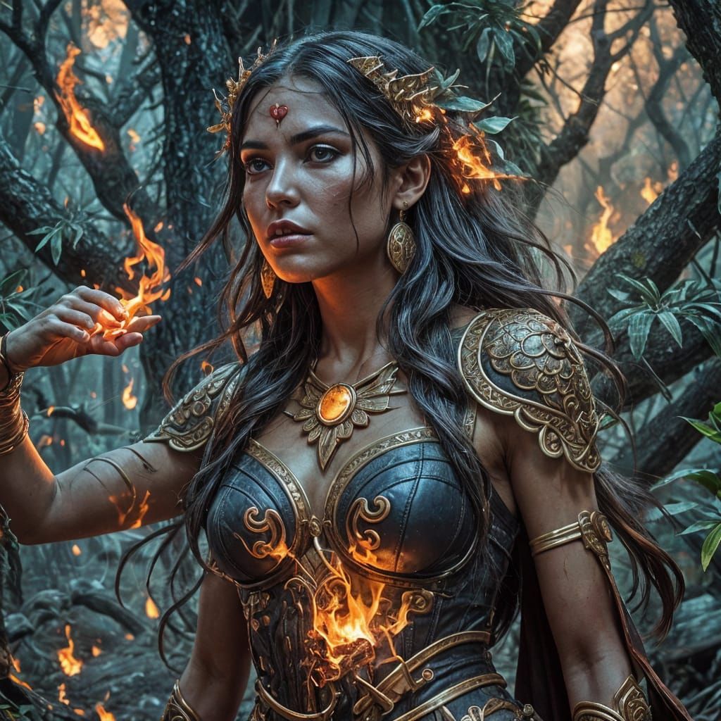 Emberglow: A Study in Fire and Coal