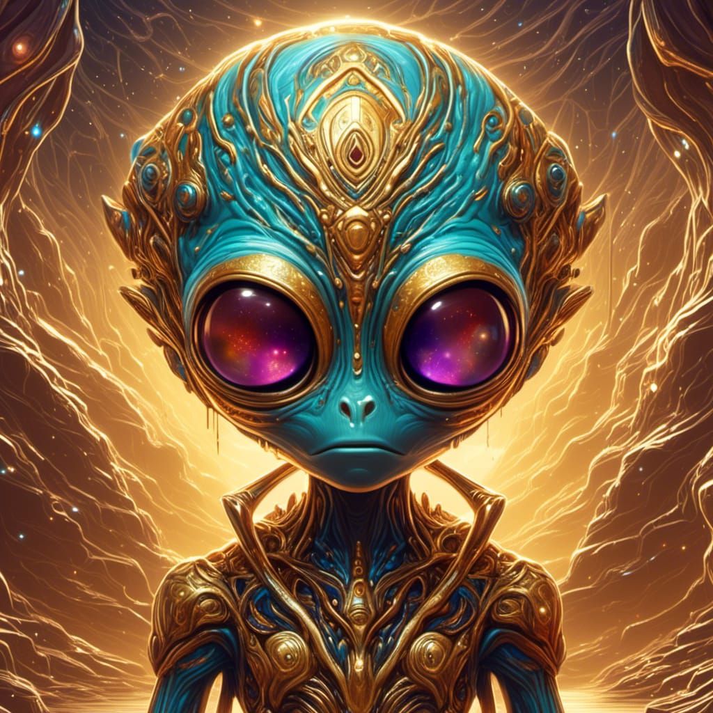 Alien Gold Miner: Detailed Gloss Painting