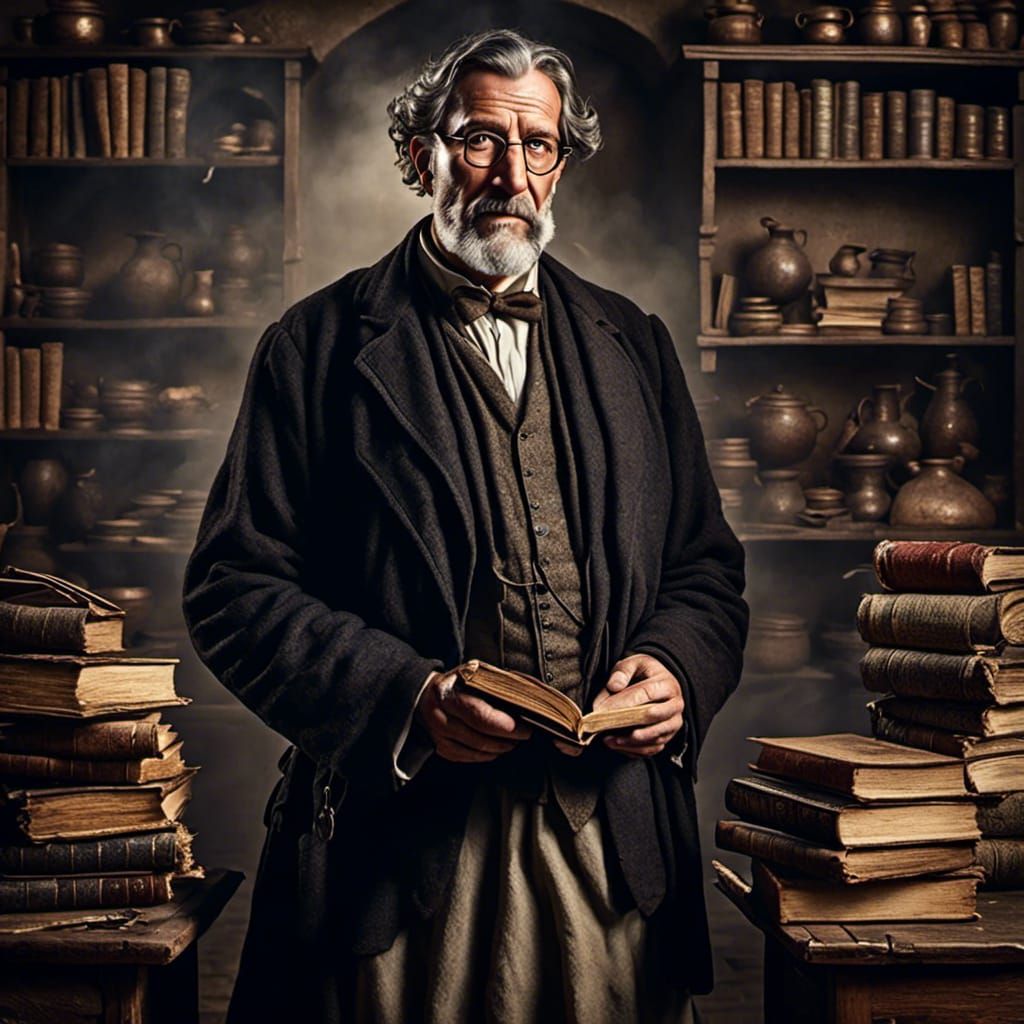 Fastidious Bookkeeper in 1920s Setting