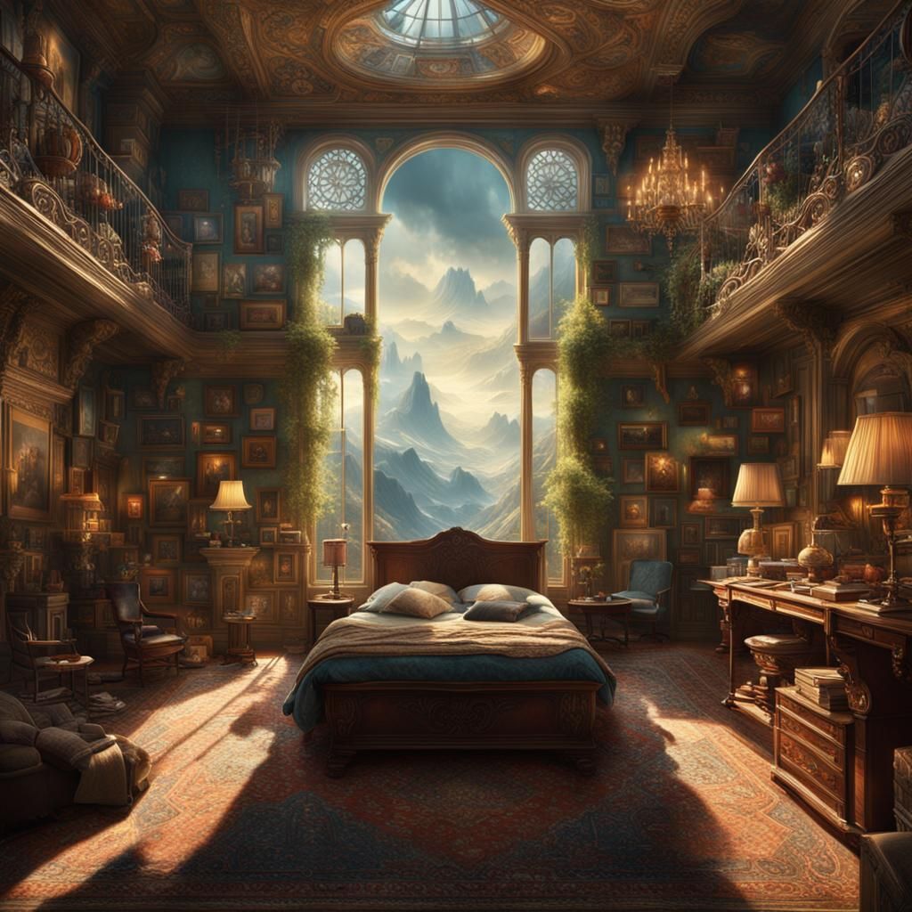 Detailed Rooms in Epic Digital Matte Painting