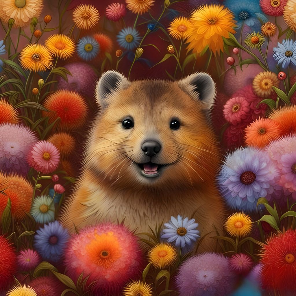 Realistic Quokka Render