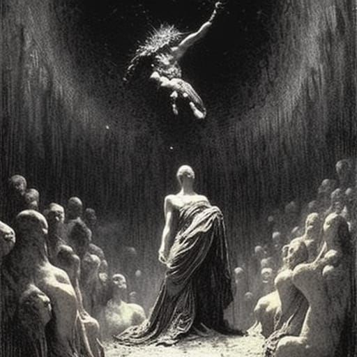 Gothic Horror: Truth and Lies Engraving