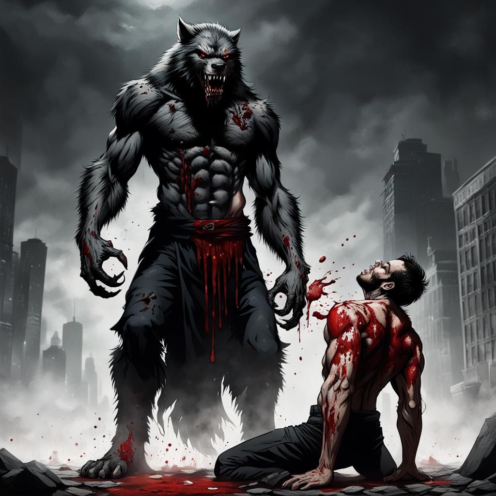 Imposing Werewolf in Crinos Form